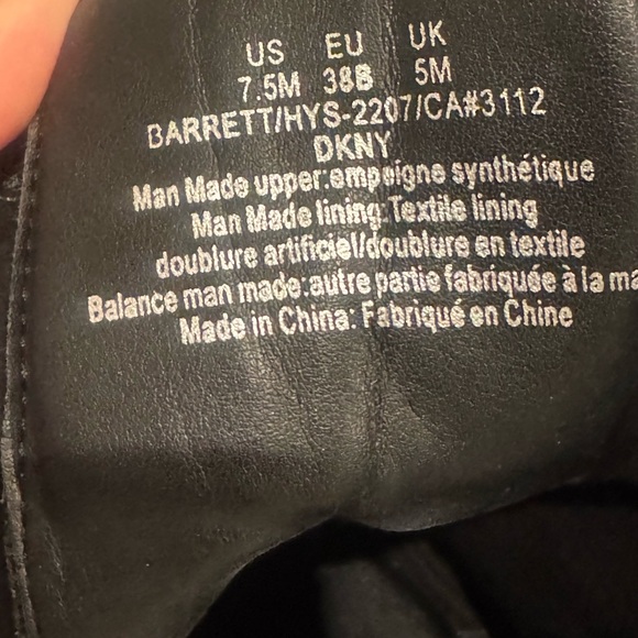 DKNY Women's Black Ankle Boots - Picture 5 of 5